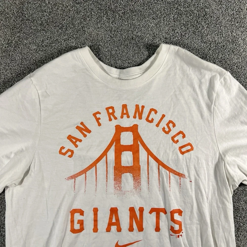 Nike San Francisco Giants Graphic T Shirt White Men's Large MLB Baseball